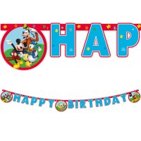 Mickey Mouse Rock The House Happy Birthday Die Cut Banner