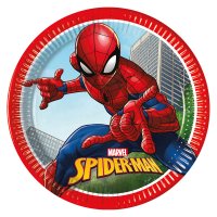 Spiderman Crime Fighter Paper Plates 8pk