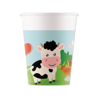 Farm Yard Paper Cups 8pk