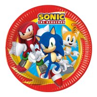 Sonic The Hedgehog Party Paper Plates 8pk