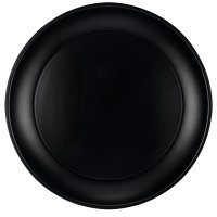 21cm Black Reusable Plate x1
