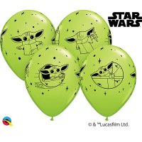 12" Star Wars Mandalorian Latex Balloons 6pk