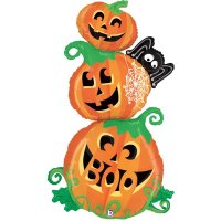 5' Special Delivery Pumpkin Stacker Shape Balloons