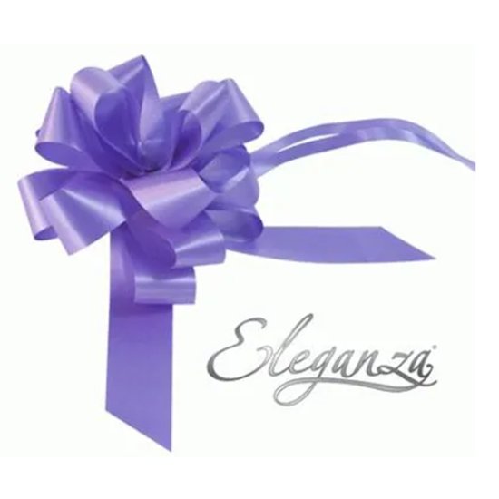 Eleganza Lavender Pull Bows 20pk - Click Image to Close