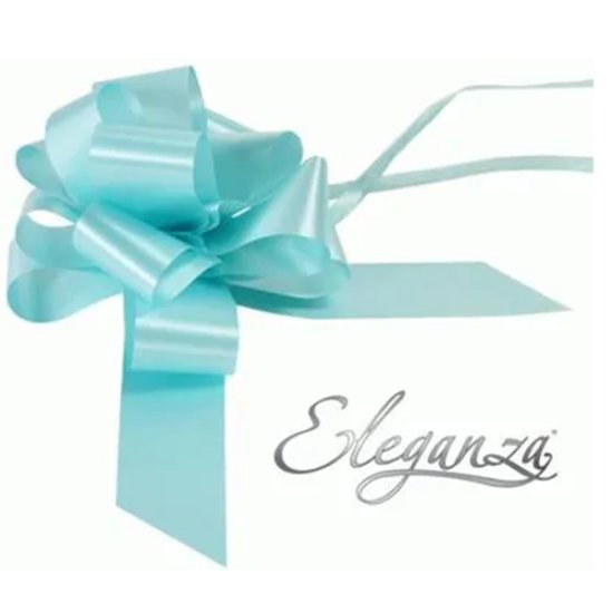 2 Inch Light Blue Pull Bows 20pc - Click Image to Close