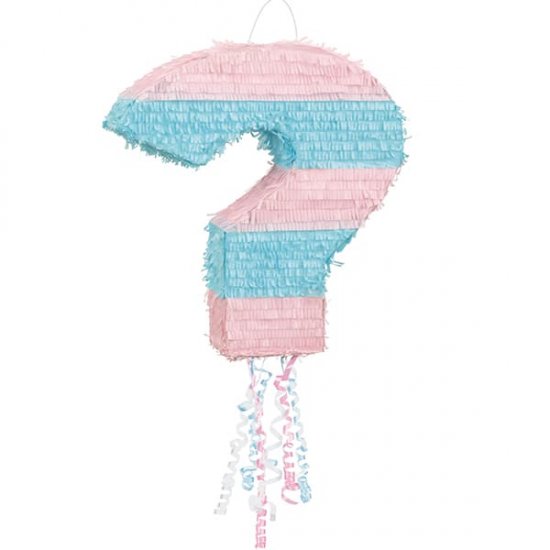 Question Mark Gender Reveal Piñata - Click Image to Close