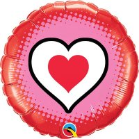 18" Only Hearts Foil Balloons