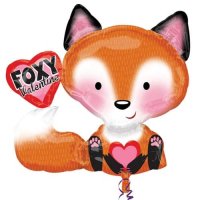 (image for) Foxy Valentine Supershape Balloons