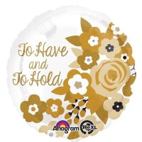 18" To Have And To Hold Foil Balloons