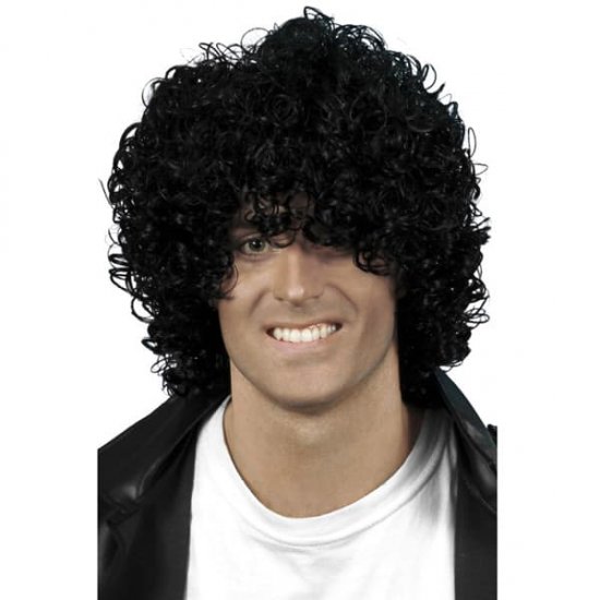Wet Look Curly Afro Wigs - Click Image to Close