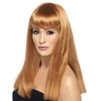 Auburn Glamourama Wigs With Fringe