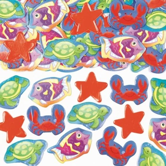 Deep Sea Fun Printed Confetti - Click Image to Close