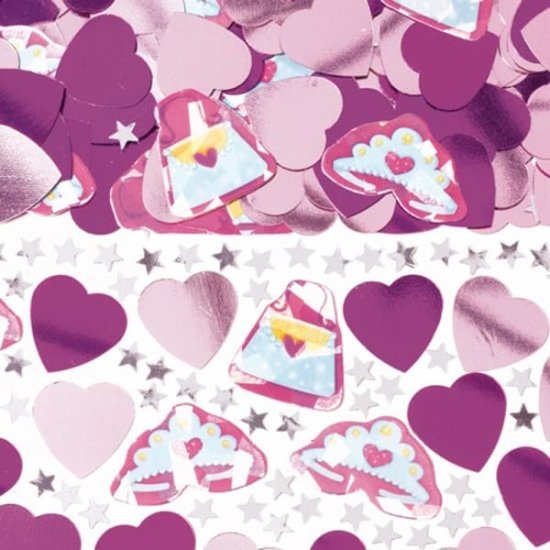 Princess Prismatic Printed Confetti - Click Image to Close