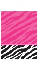 Zebra Party Plastic Tablecover 1pk