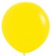 2ft Metallic Citrus Yellow Giant Latex Balloons