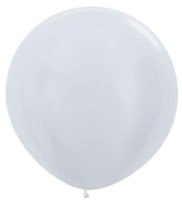 3ft Pearl White Giant Latex Balloons