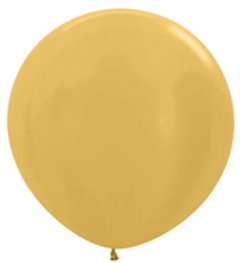2ft Metallic Gold Giant Latex Balloons