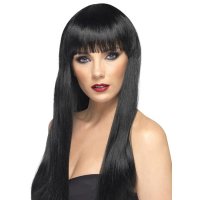 Black Beauty Wigs With Fringe