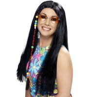 Black Hippy Party Wigs