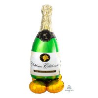 Bubbly Wine Bottle Airloonz Large Foil Balloons