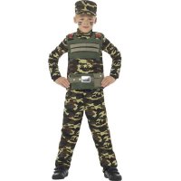 Camouflage Military Boy Costumes