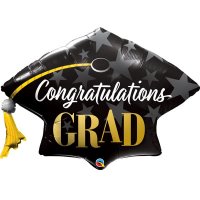 Congratulations Grad Stars Supershape Balloons