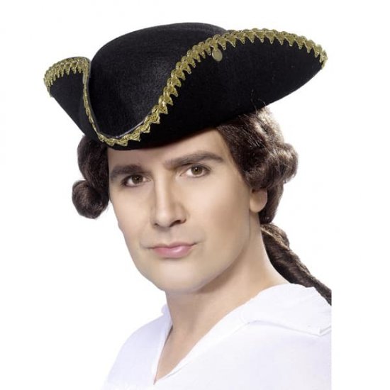 Dick Turpin Tricorn Hat - Click Image to Close