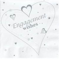 Engagement Wishes Lunch Napkins 20pk