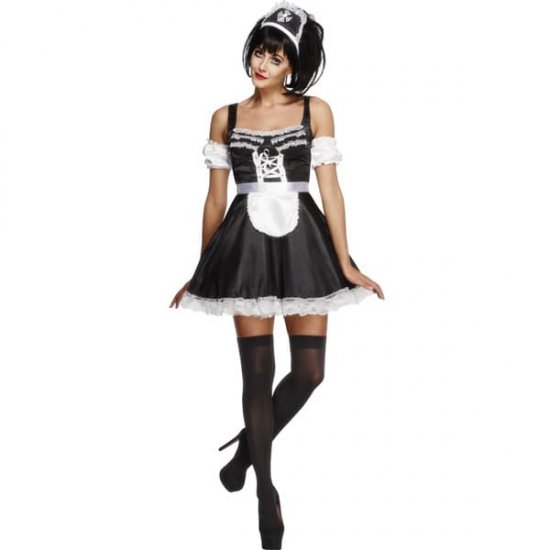 Fever Flirty French Maid Costumes - Click Image to Close