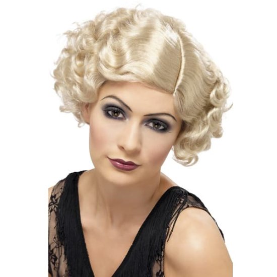 1920s Blonde Flirty Flapper Wigs - Click Image to Close