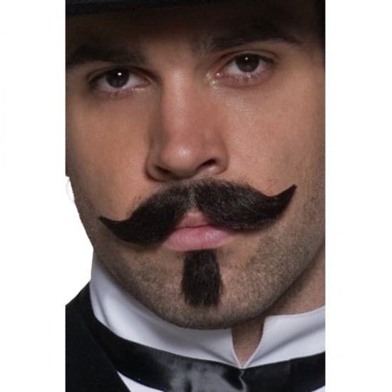 Authentic Western Gambler Moustache - Click Image to Close
