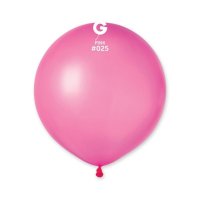 19" Neon Pink Latex Balloons 25pk