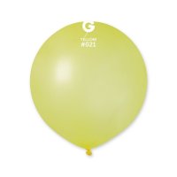 19" Neon Yellow Latex Balloons 25pk