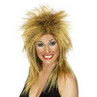 Ginger And Black Rock Diva Wigs