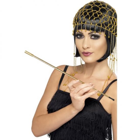 Gold Extendable Cigarette Holder - Click Image to Close