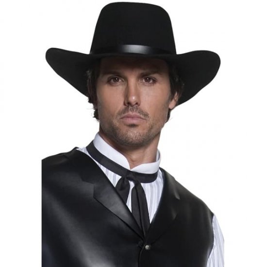 Authentic Western Gunslinger Hat - Click Image to Close