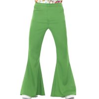 Green Flared Trousers