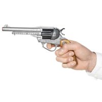 Silver Nevada Style Pistol