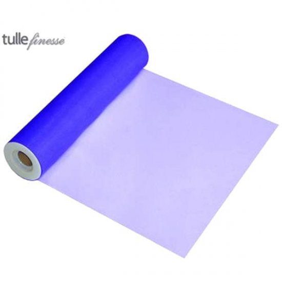 Royal Blue Tulle 12" x 25Y - Click Image to Close