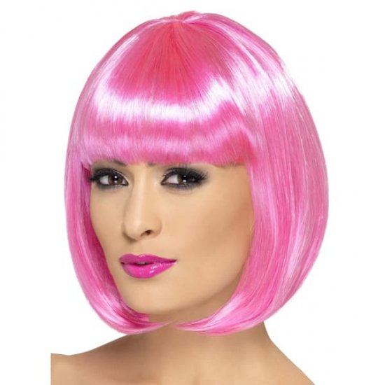 Pink Partyrama Wigs - Click Image to Close