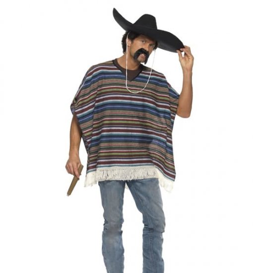 Authentic Looking Poncho - Click Image to Close