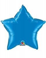 4" Sapphire Blue Star Foil Balloon