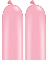 350Q Pink Modelling Balloons 100pk