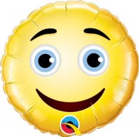 9" Smiley Face Air Filled Balloons