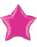 9" Magenta Star Foil Balloon