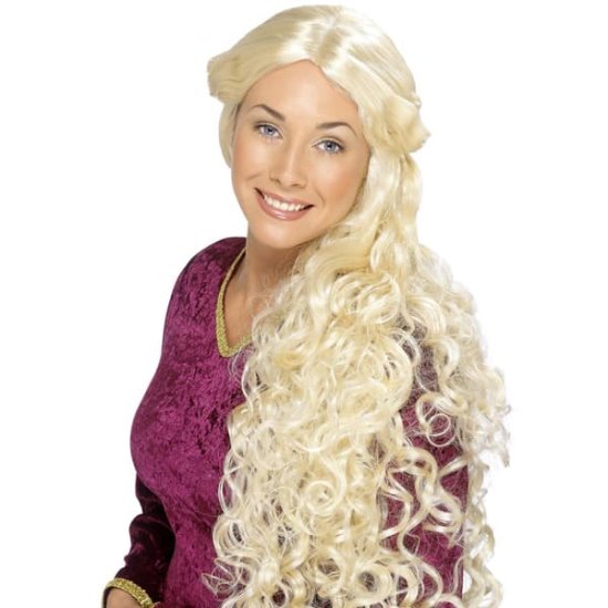 Blonde Renaissance Wigs With Skin Parting - Click Image to Close
