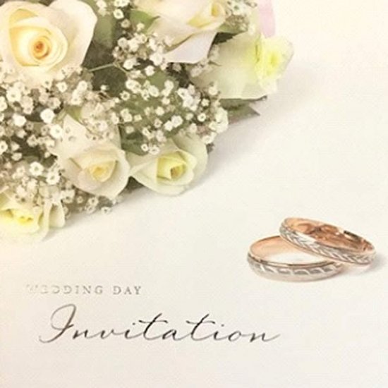 Wedding Day Invitation Cards 6pk - Click Image to Close