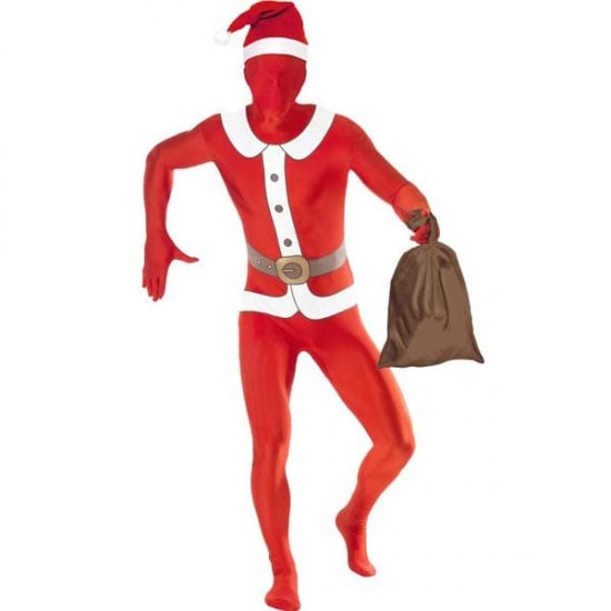 Second Skin Santa Fancy Dress Costumes - Click Image to Close