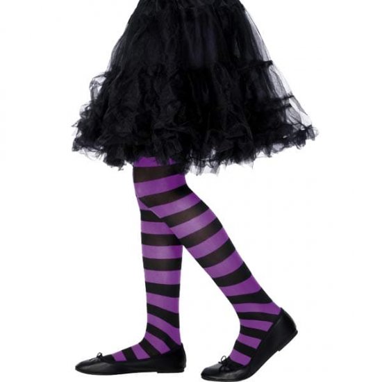 Black And Purple Tights - Click Image to Close