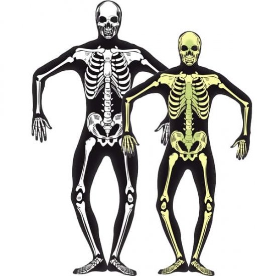 Glow In The Dark Skeleton Halloween Costumes - Click Image to Close